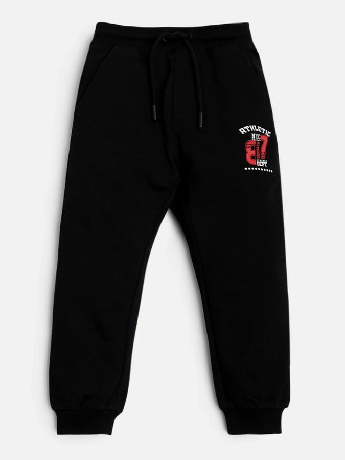 Flat-Front Jogger Pants with Elasticated Waist image number 0