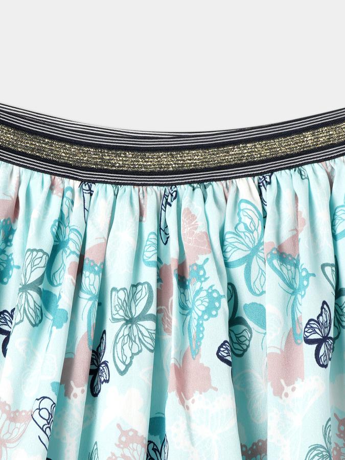 R&B Girl's Fit And Flare Woven Skirt image number 3