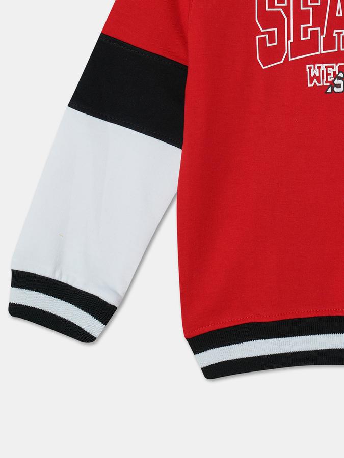 R&B Boys Red Sweatshirt image number 3