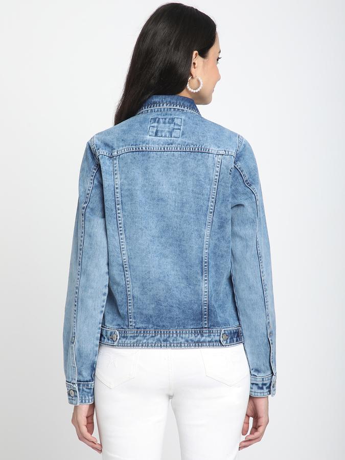 Full Sleeve Dyed/Ombre Women Jacket image number 2