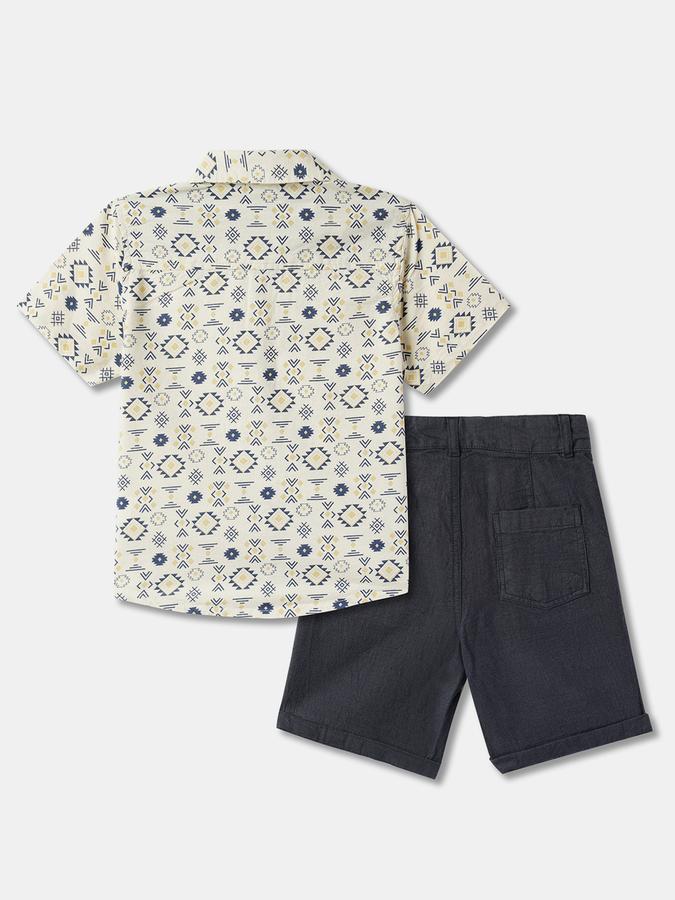 Boys Printed Shirt & Shorts Set image number 1