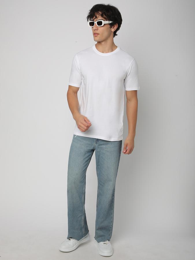 Solid Men Round Neck T-Shirt data-index=