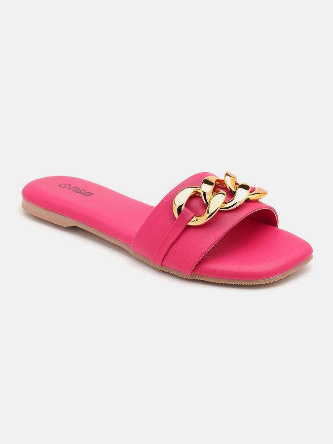 R&B Women Embellished Flat Sandals image number 2