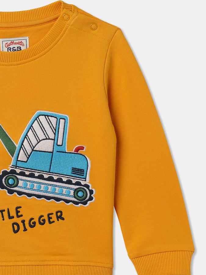 Boys Relaxed Fit Full Sleeve Crew Neck SweaT-Shirt