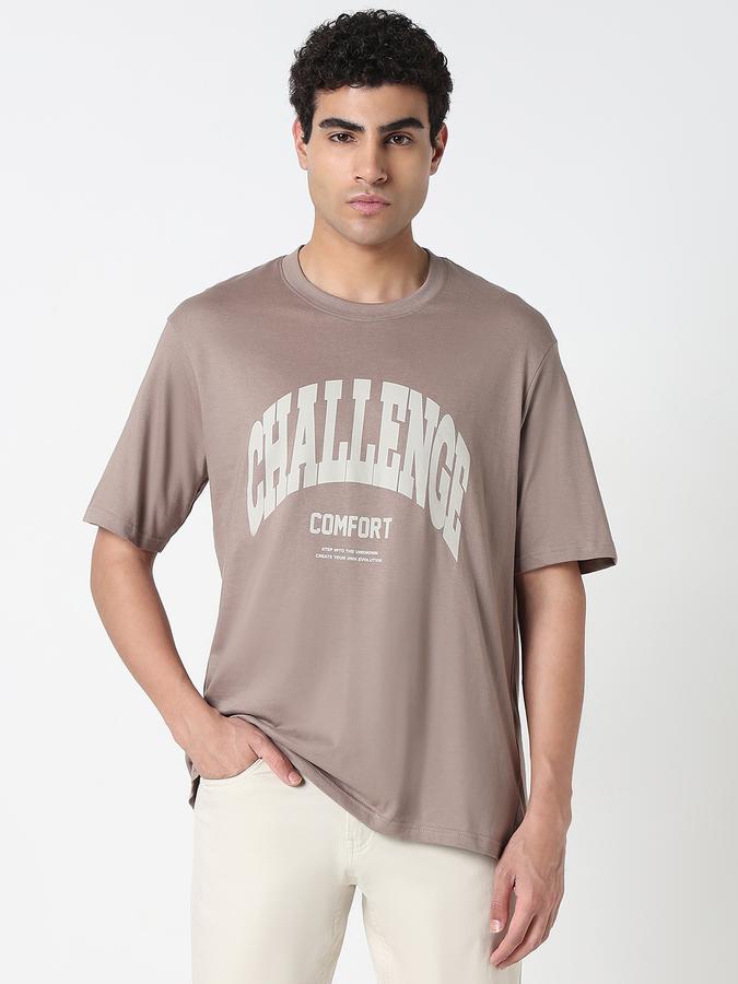 Printed Men Round Neck T-Shirt image number 1