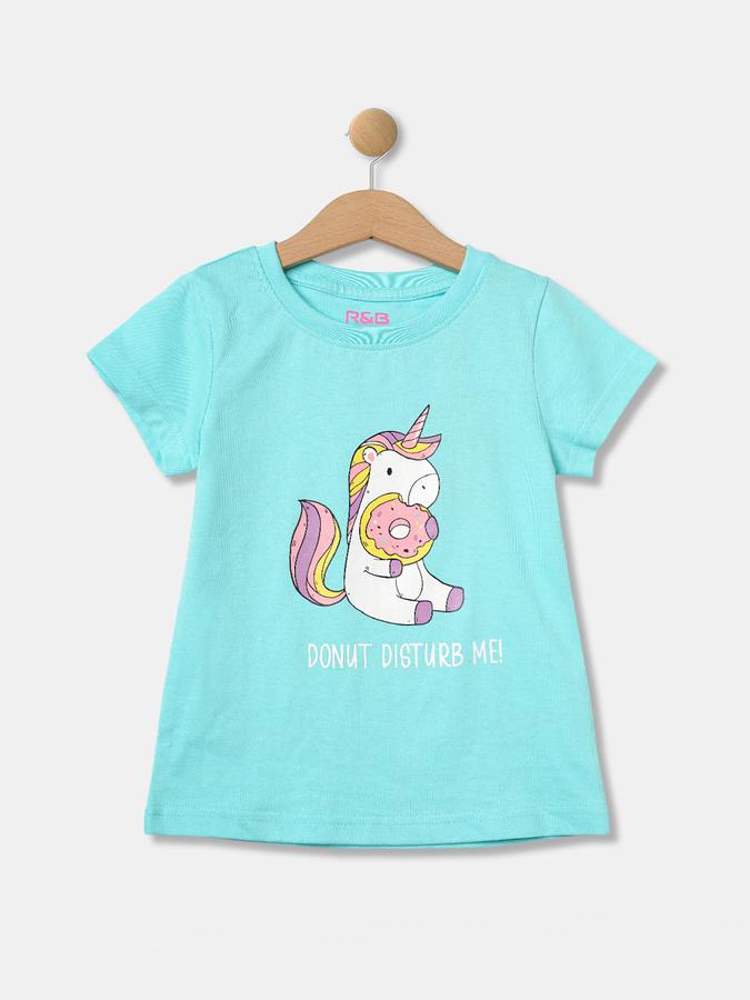 R&B Blue Girls T-shirts image number 0