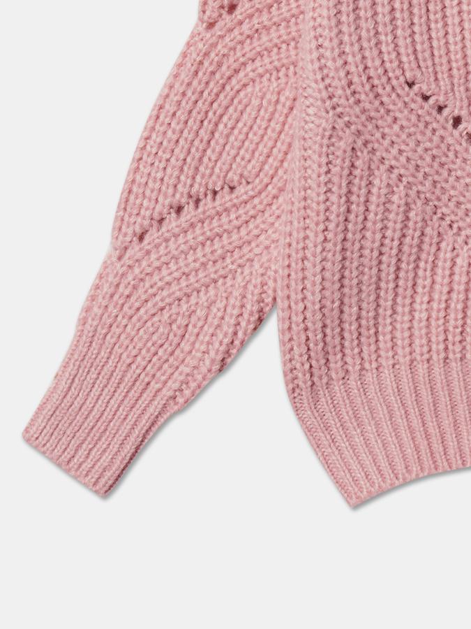Girls Acrylic Pullover Cardigan image number 3