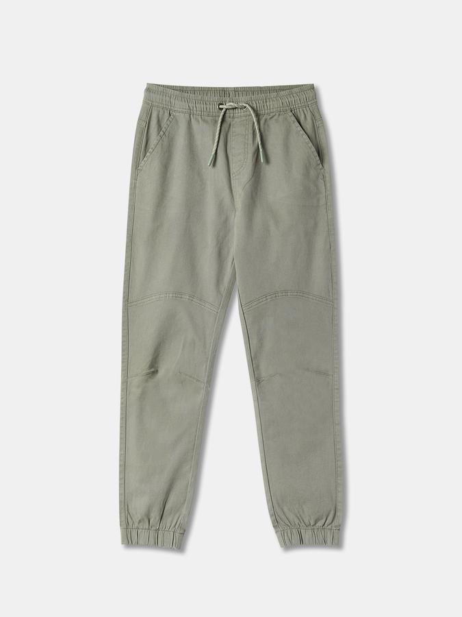 Boys Mid-Rise Straight Fit Trousers