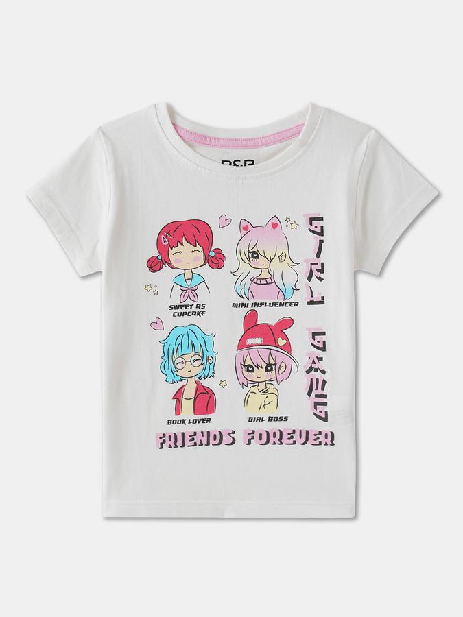 Girls Solid T-shirt
