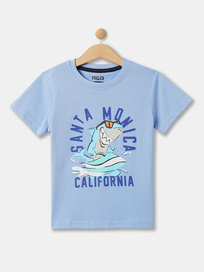 Boys Relaxed Fit Round-Neck T-Shirt