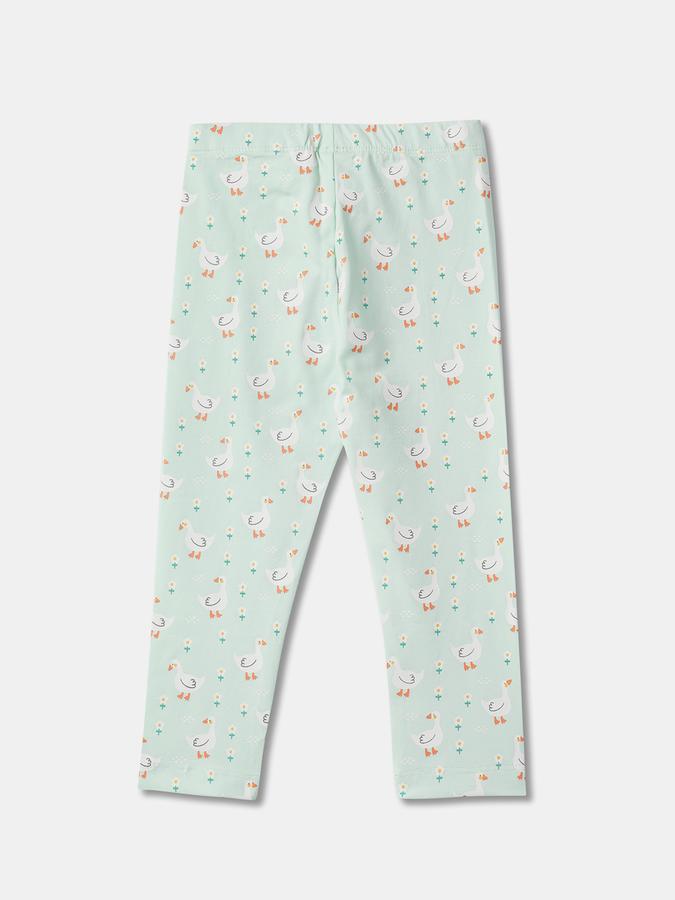 Girls Bird Print Leggings image number 1