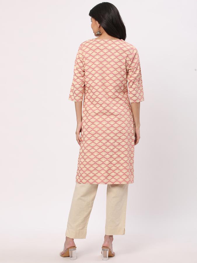 Women Micro Print Kurta image number 2