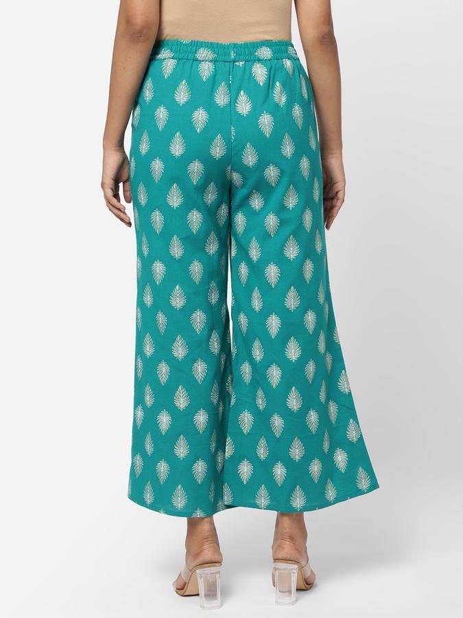 R&B Women Teal Palazzos & Culottes image number 2