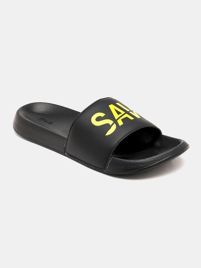 R&B Men Black Slides image number 2
