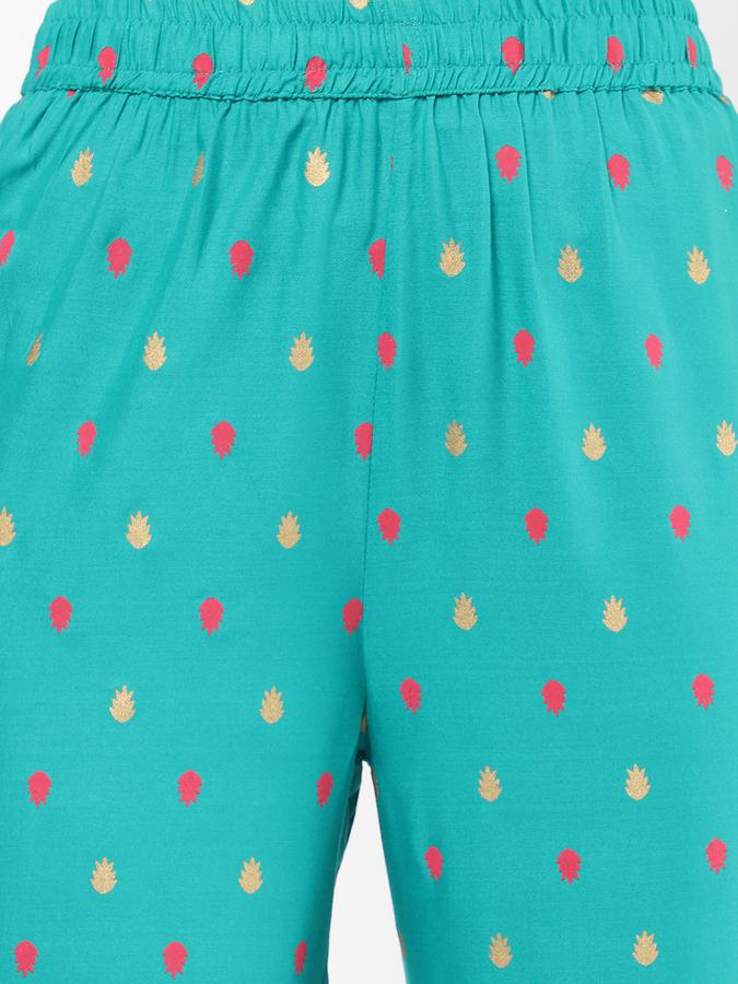 R&B Women Teal Palazzos & Culottes image number 3