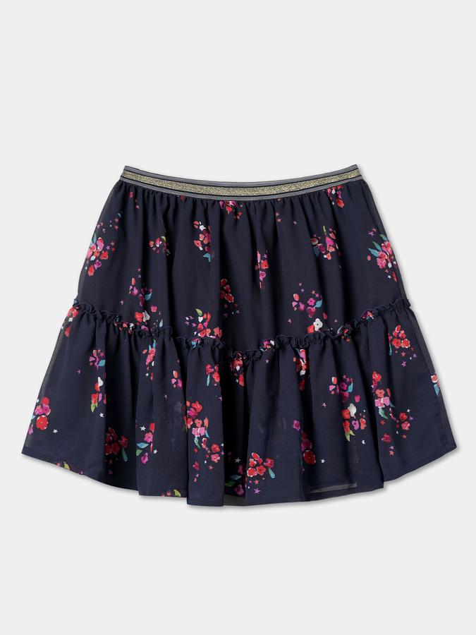 R&B Girl's Fit And Flare Woven Skirt image number 1