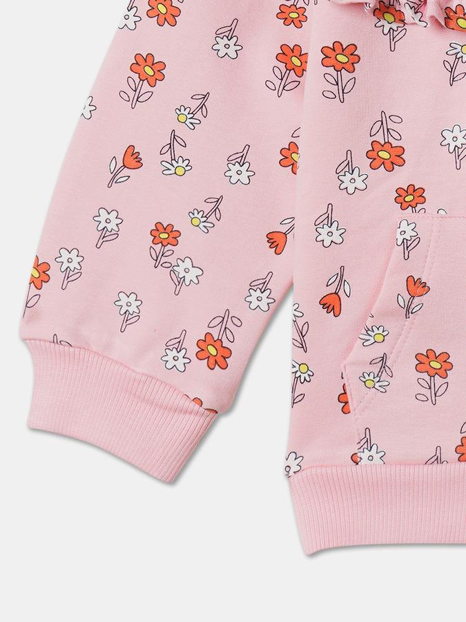 Full Sleeve Printed Baby Girls Sweatshirt image number 3