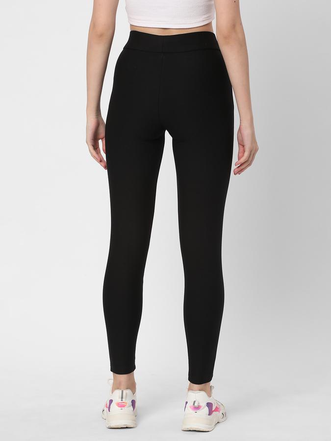 R&B Women Sports Leggings with Zipper Pockets image number 2
