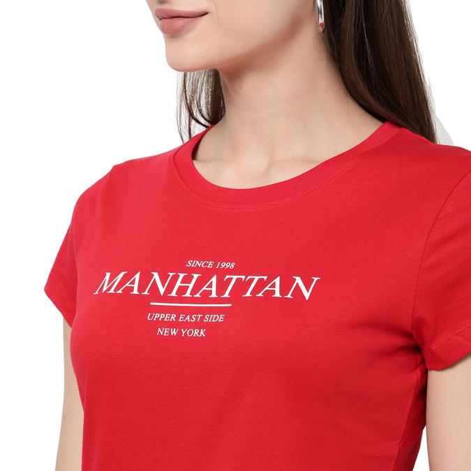 R&B Crew Neck Red T-Shirt image number 1