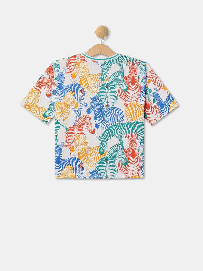 Boys Typographic Print Regular Fit T-Shirt image number 1