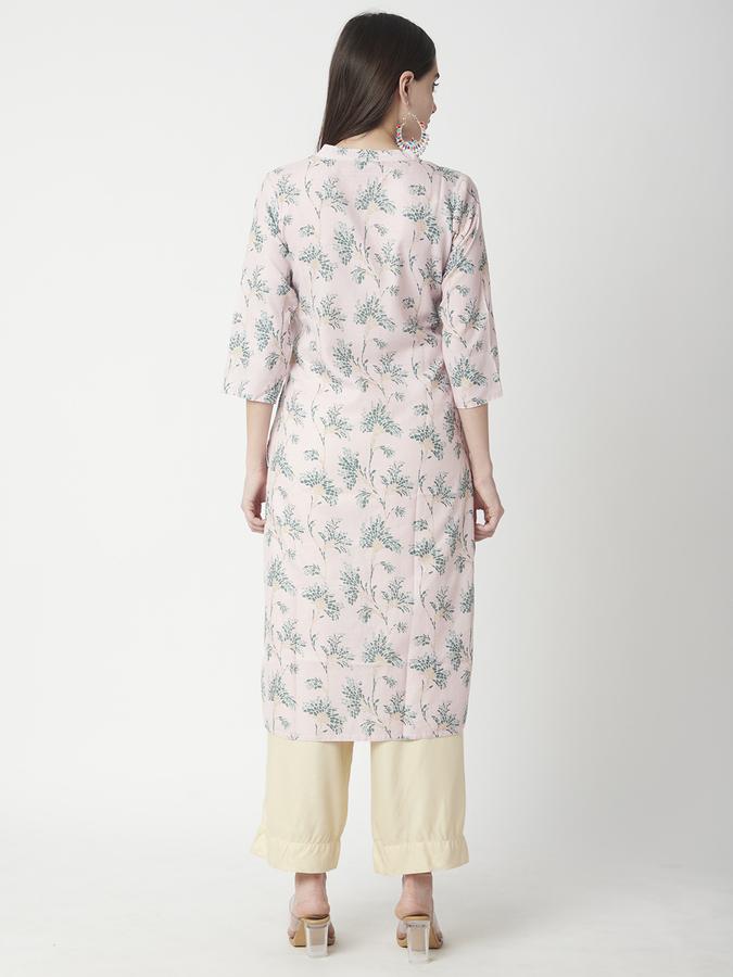 Women Floral Print A-line Kurta image number 2