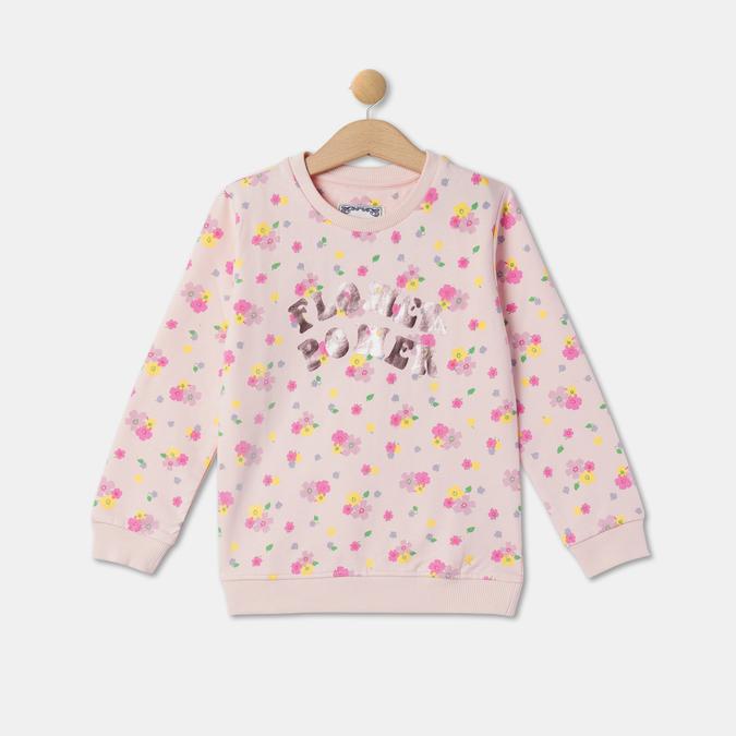 R&B Girl's Round Neck Sweat Top