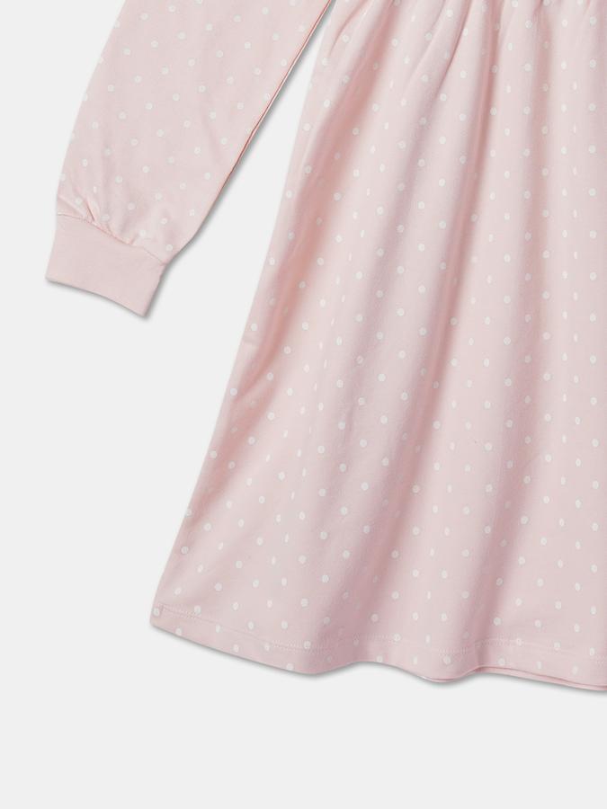 R&B Girl's Fit And Flare Knit Dress image number 3