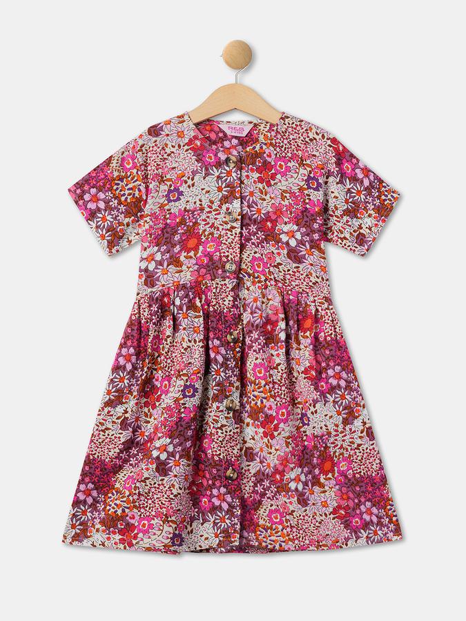 R&B Girls Pink Casual Dresses image number 0