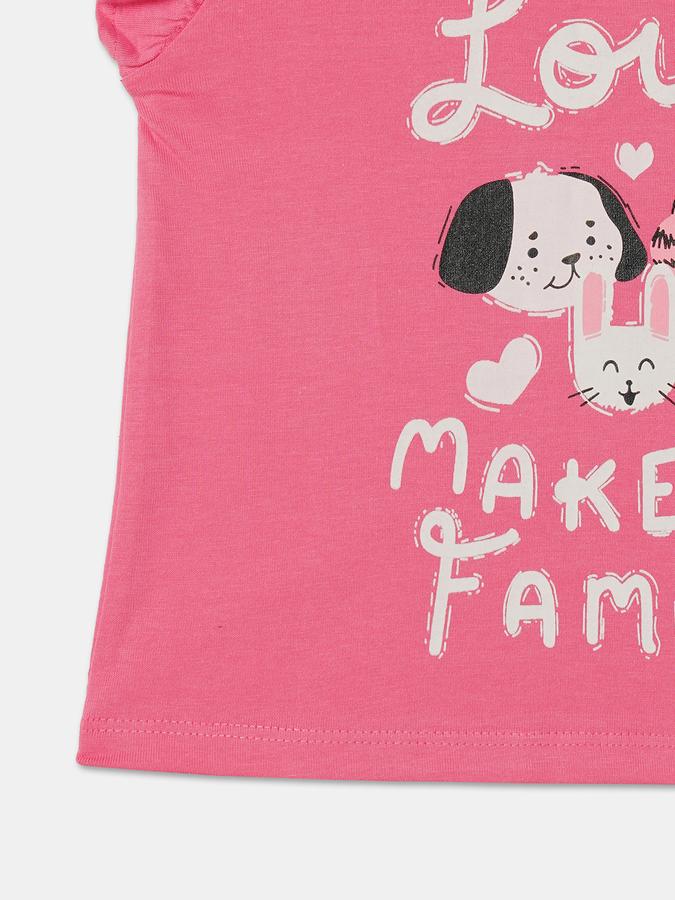 R&B Girls Pink T-Shirts image number 3