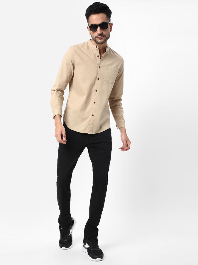 R&B Men's Solid Shirt With Single Pocket image number 1