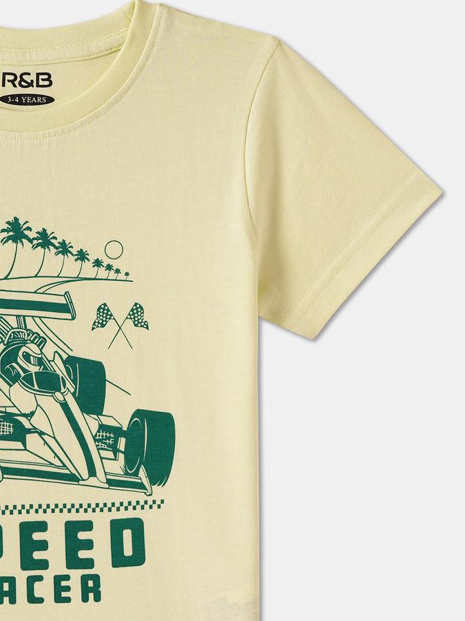 Boys Regular Fit Short Sleeve Crew Neck T-Shirt