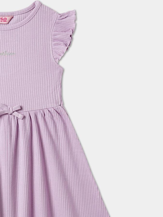 Girls A-Line Dress with Short Sleeves image number 2