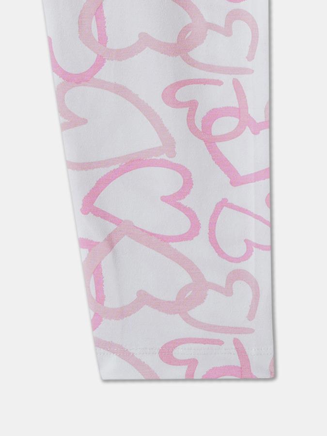 Girls Printed Ankle Length Mid-Rise Legging