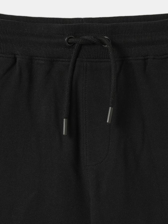 Boys Cotton Relaxed Fit Drawstring Waist Clean Hem Shorts