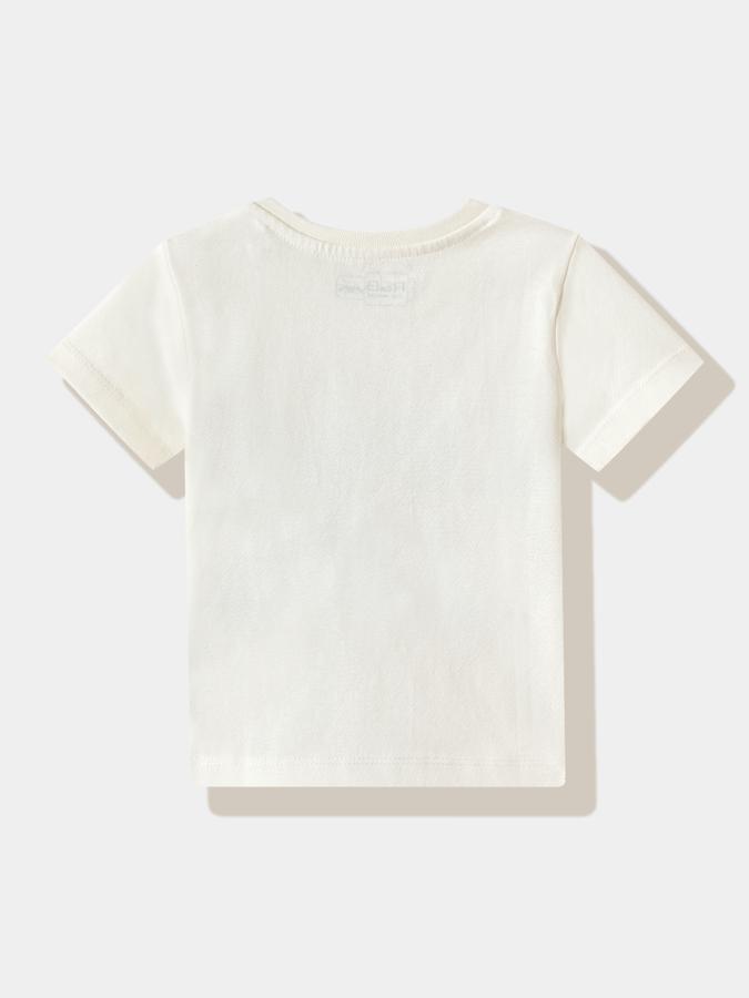 Boys Cotton Regular Fit Crew Neck Graphic T-shirt