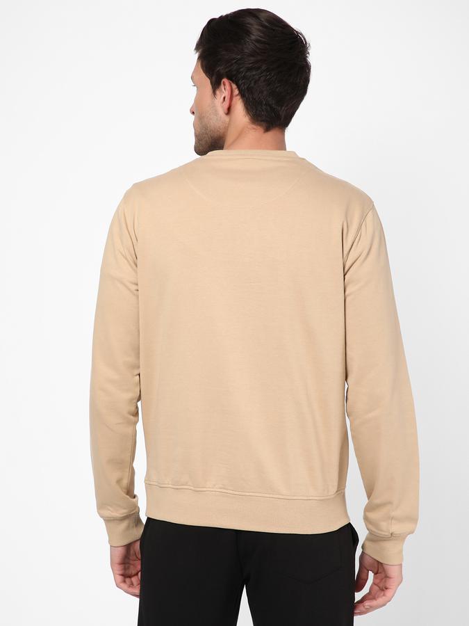 R&B Men Beige Sweatshirts & Hoodies image number 2