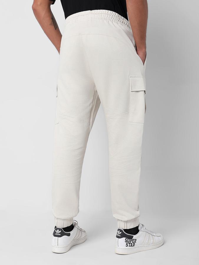 Men Straight Fit Flat-Front Pants image number 2