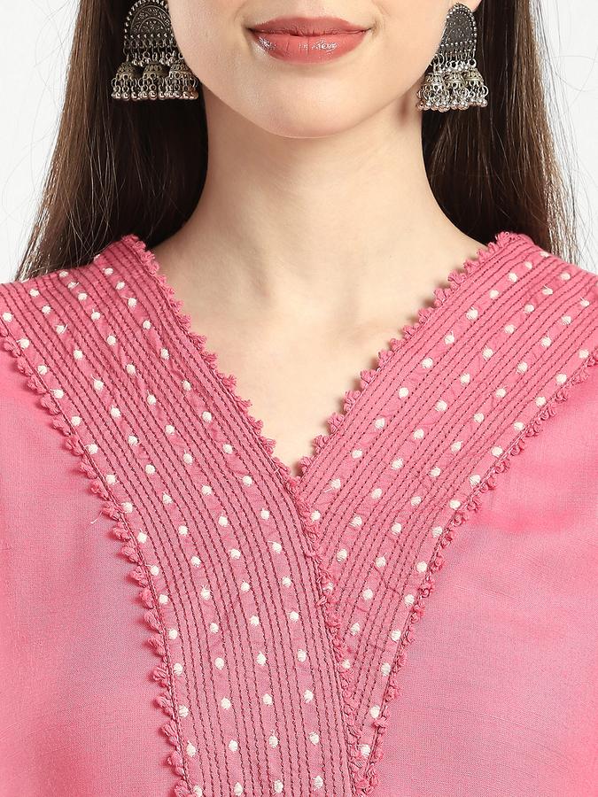 R&B Women's Coral Embellished Kurta