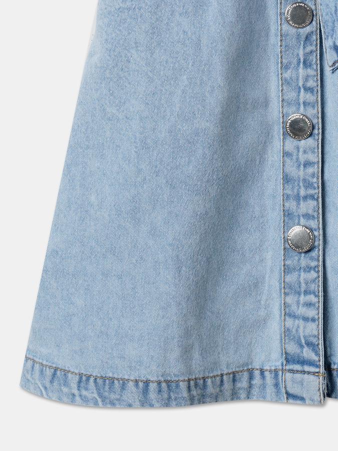 Girls Midi/Knee Length Casual Dress Short Sleeve image number 3
