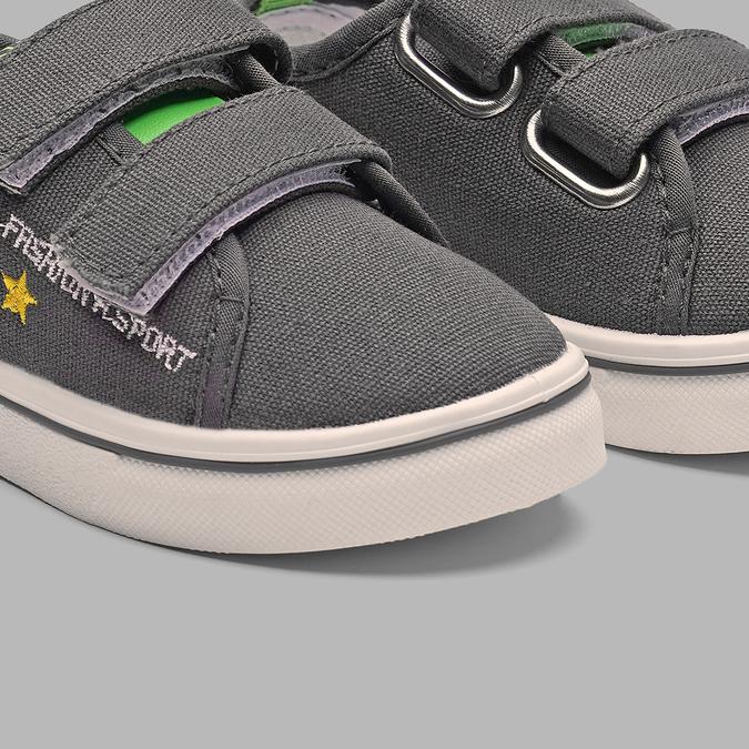 R&B Boy's Grey Printed Velcro Shoes image number 2