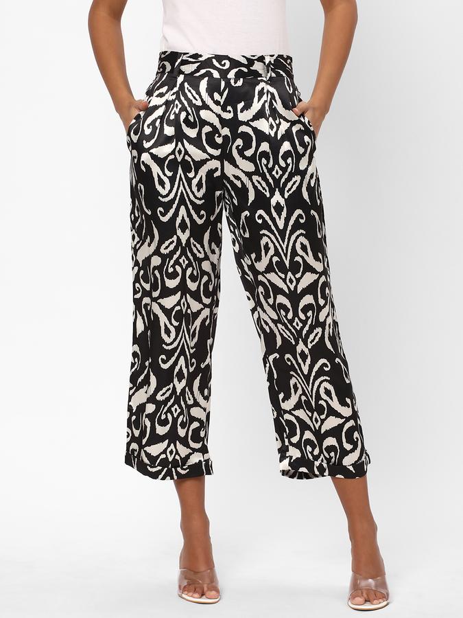 R&B Women Black Pants & Trousers