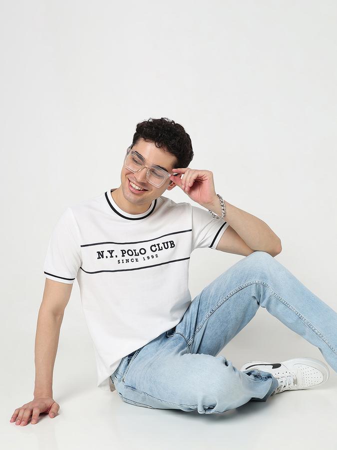 R&B Solid Men Round Neck T-Shirt