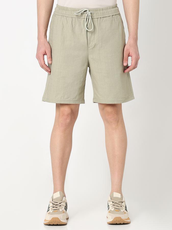 R&B Solid Men Casual Shorts image number 1
