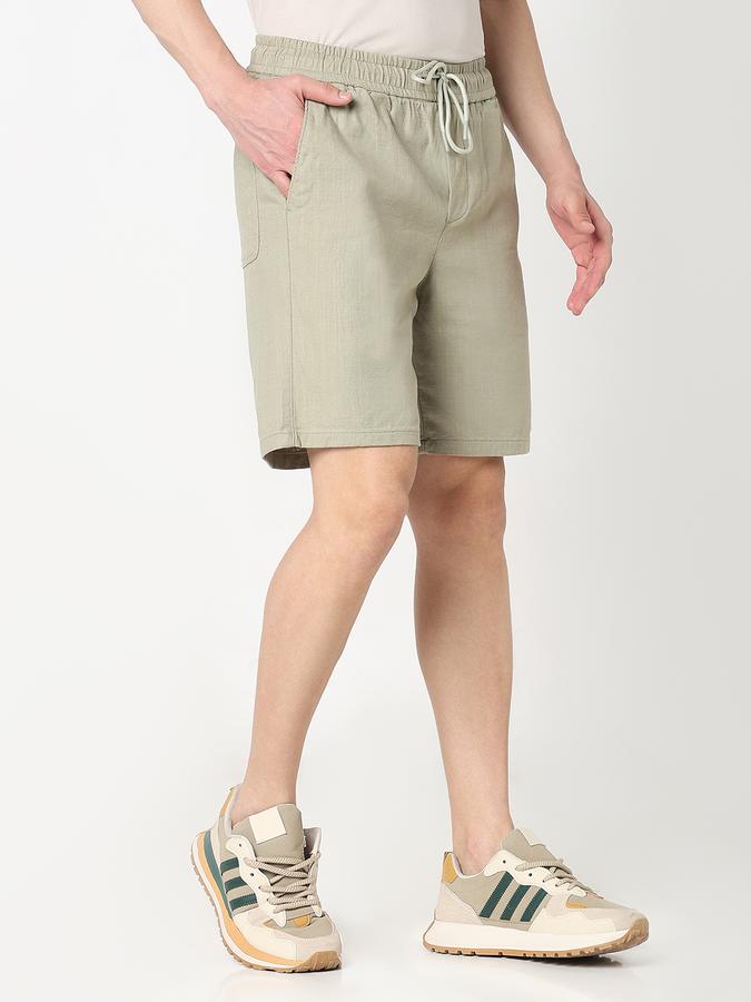 R&B Solid Men Casual Shorts image number 3