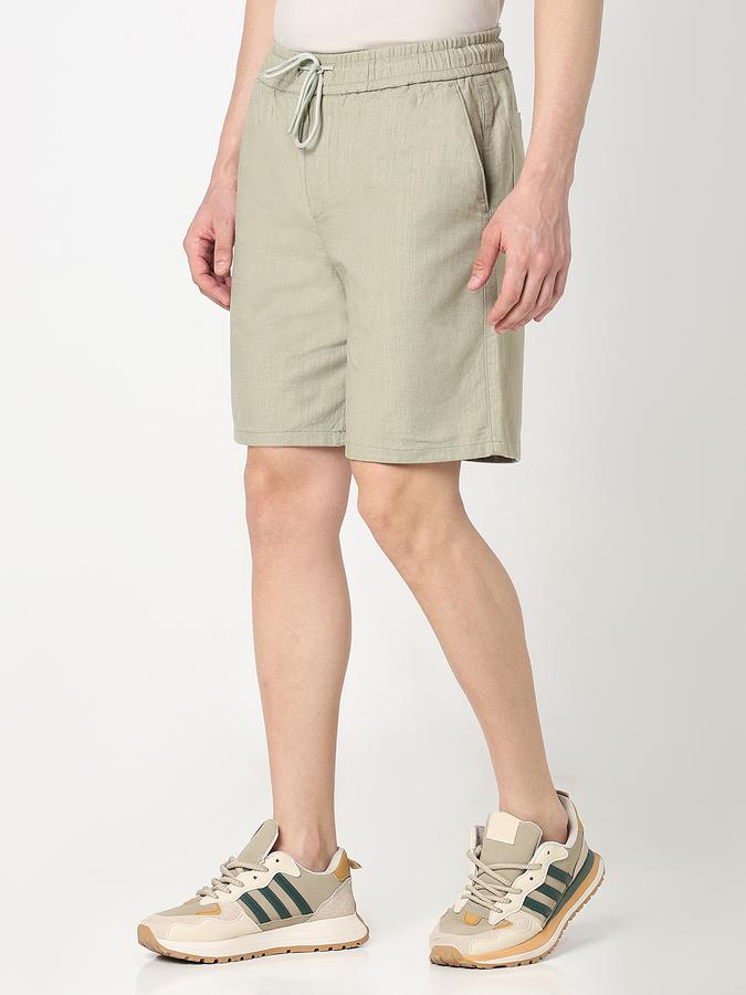 R&B Solid Men Casual Shorts image number 2
