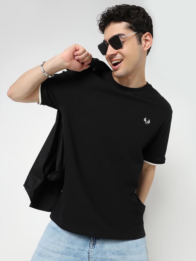 R&B Solid Men Round Neck T-Shirt
