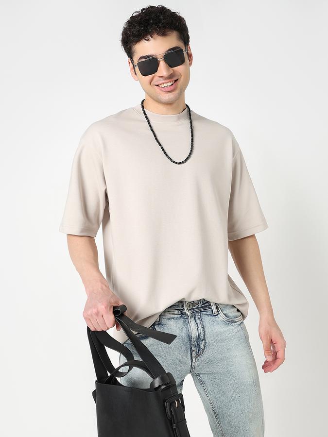 R&B Solid Men Round Neck T-Shirt