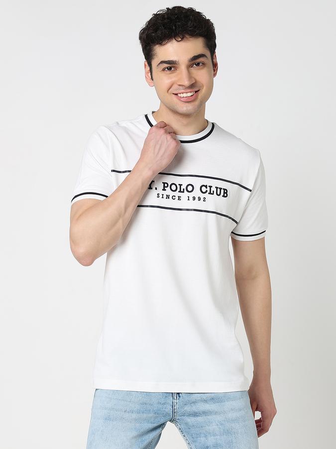 R&B Solid Men Round Neck T-Shirt image number 1