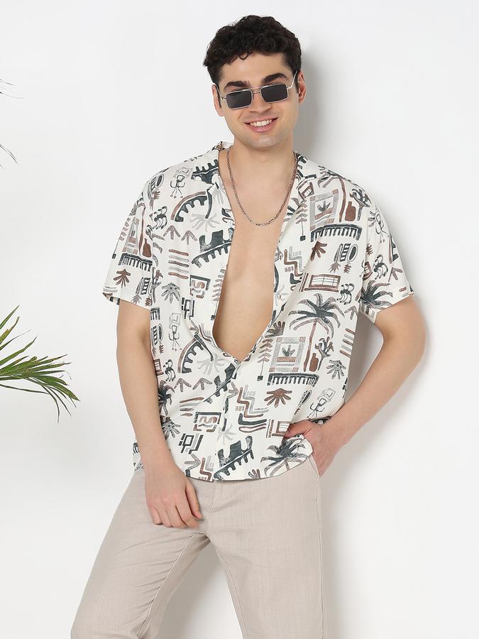 Mens Casual Short Sleeves shirt-Regular Fit