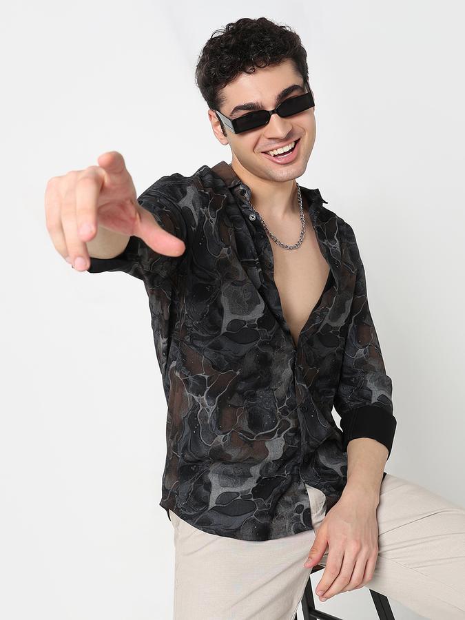 Mens Casual Long Sleeves shirt-SLIM FIT